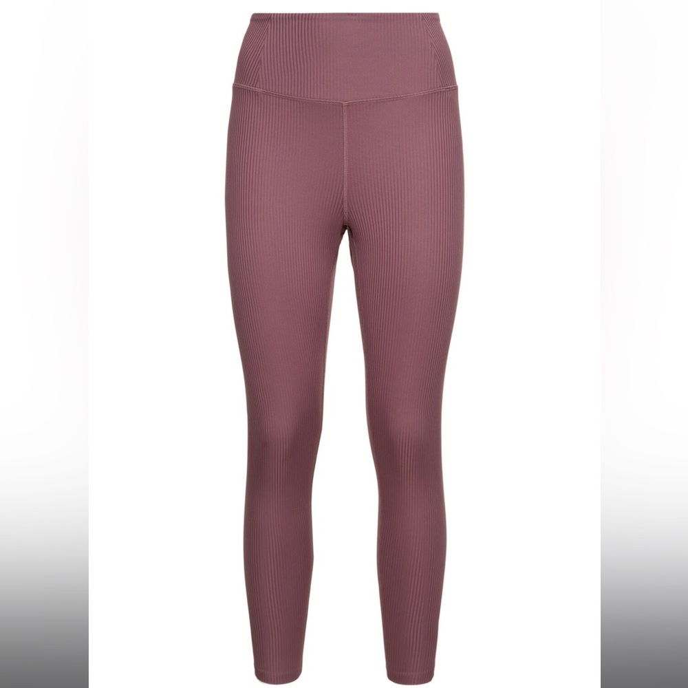 High-Rise Ribbed Leggings